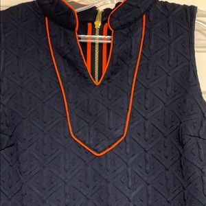 Crown & Ivy 2 pc. navy/orange dress and sweater